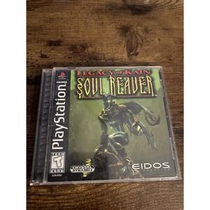 Legacy of Kain Soul Reaver PS1 Sony PlayStation 1 CIB Black Label Tested